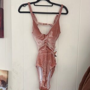 Velvet Pink Bathing Suit